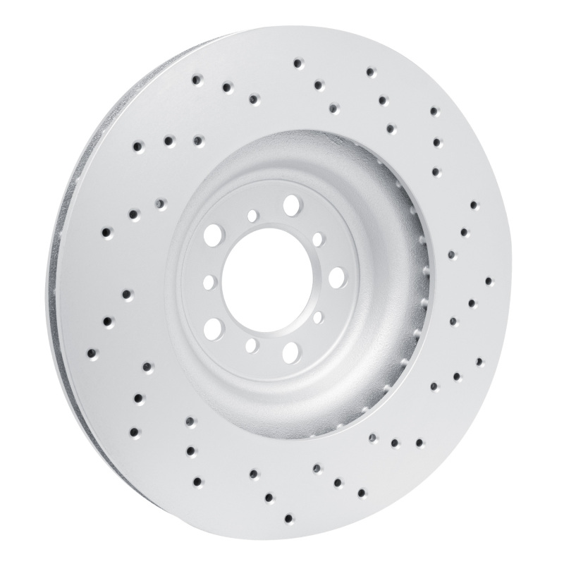 BMW M2 Brake Rotor (1) - Right Front - R1 Concepts - GeoSPEC Coated Rotor - Drilled - `15-`20